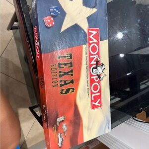 Monopoly Texas Edition Board Game - Red, Blue, Yellow